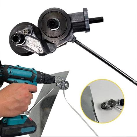 sheet metal nibbler drill attachment harbor freight|nibbler that mounts in drill.